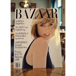 february 1994 Bazaar Linda Evangelista cover Nadja Auermann + Debbie Deitering